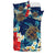 Hawaiian Turtle Hibiscus Polynesian Bedding Set - Blue - Edna Style - AH - Polynesian Pride