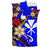 Hawaii Bedding Set - Tribal Flower With Special Turtles Blue Color - Polynesian Pride