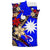 Nauru Bedding Set - Tribal Flower With Special Turtles Blue Color - Polynesian Pride