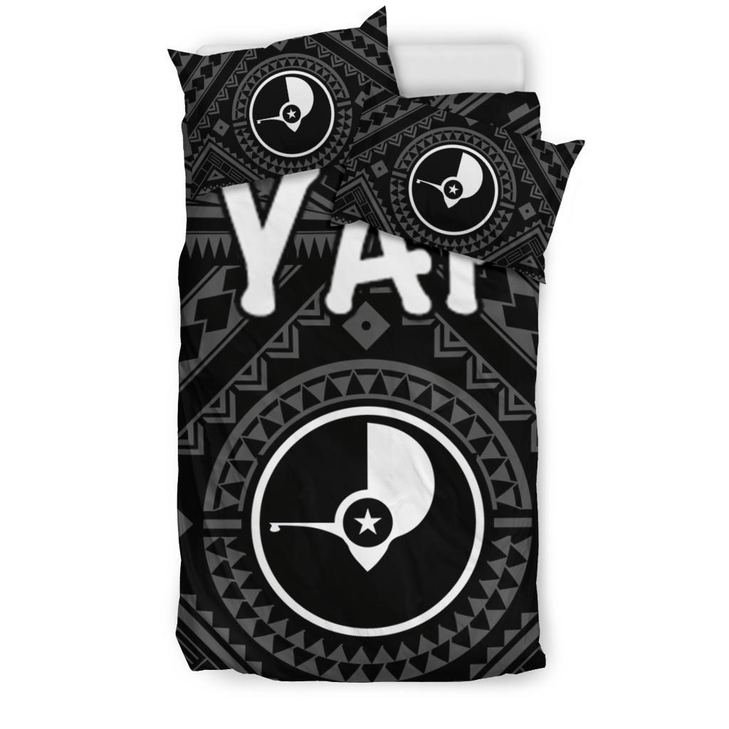 Yap Bedding Set - Yap Seal With Polynesian Tattoo Style - Polynesian Pride