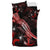 Niue Polynesian Bedding Set - Turtle With Blooming Hibiscus Red - Polynesian Pride