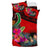 Pohnpei Bedding Set - Polynesian Hook And Hibiscus (Red) - Polynesian Pride