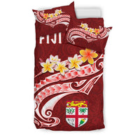 Fiji Bedding Set - Fiji Seal Polynesian Patterns Plumeria (Red) - Polynesian Pride