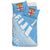 Fiji Tapa Rugby Bedding Set version Style You Win - Blue - Polynesian Pride