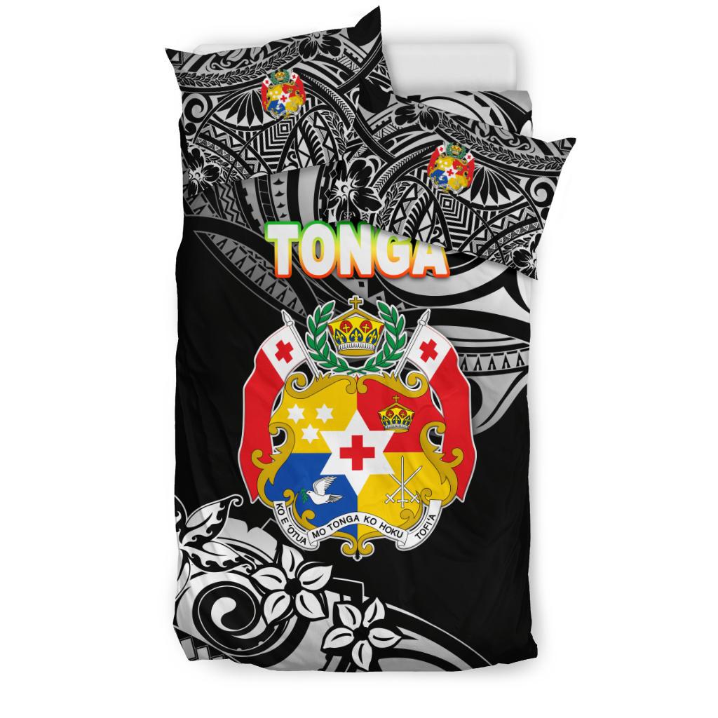 Mate Ma'a Tonga Rugby Bedding Set Polynesian Unique Vibes - Black Black - Polynesian Pride