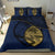 Guam Duvet Cover Set - Guam Flag & Coat Of Arms Blue - Polynesian Pride