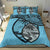 Guam Duvet Cover Set - Guam Flag & Coat Of Arms Blue - Polynesian Pride