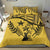 Kosrae Duvet Cover Set - Kosrae Flag Yellow - Polynesian Pride