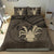 Niue Duvet Cover Set - Niue Coat Of Arms & Coconut Crab Brown - Polynesian Pride
