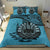 Tahiti Duvet Cover Set - Tahiti Flag Blue - Polynesian Pride