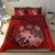 Polynesian Duvet Cover Set - Tonga Bedding Set Red - Polynesian Pride