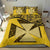 Wallis And Futuna Duvet Cover Set - Wallis And Futuna Coat Of Arms Yellow - Polynesian Pride