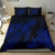 Hawaiian Hibiscus Memory Turtle Polynesian Bedding Set Blue - Polynesian Pride