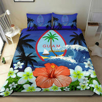Guam Bedding Set Coat Of Arms Hibiscus - Polynesian Pride