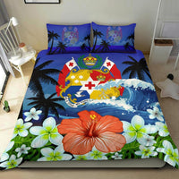 Tonga Bedding Set Coat Of Arms Hibiscus - Polynesian Pride