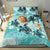 Tokelau Bedding Set - Blue Turtle Hibiscus - Polynesian Pride