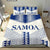 Polynesian Bedding Set - Manu Samoa Duvet Cover White Version - Polynesian Pride