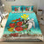 Polynesian Duvet Cover Set - Hawaii Bedding Set Ocean Turtle Hibiscus - Polynesian Pride