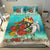 Polynesian Duvet Cover Set - Tonga Bedding Set Ocean Turtle Hibiscus - Polynesian Pride