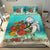 Polynesian Duvet Cover Set - Marshall Island Bedding Set Ocean Turtle Hibiscus - Polynesian Pride