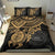 American Samoa Polynesian Duvet Cover Set - Gold Turtle GOLD - Polynesian Pride