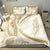 New Zealand Silver Fern Bedding Set Maori Tattoo Circle Style - White - Polynesian Pride