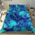 Polynesian Bedding Set - Hawaii Turtle Duvet Cover Set Kanaka Maoli Flag Blue - Polynesian Pride