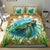 Cook Islands Bedding Set Sea Turtle Vintage - Polynesian Pride