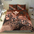 Polynesian Duvet Cover Set - Hawaii Bedding Set Pink Turtle Hibiscus - Polynesian Pride