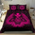 Hawaiian Map Owl Kanaka Bedding Set - Pueo Aumakua - Pink - Polynesian Pride