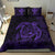 Hawaiian Map Turtle Kanaka Hibiscus Polynesian Bedding Set - Purple - Polynesian Pride