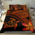 Hawaiian Turtle Kakau Plumeria Polynesian Bedding Set - Polynesian Pride