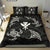 Polynesian Turtle Hammerhead Shark Ray Kanaka Hawaii Bedding Set Circle Underwater - Polynesian Pride