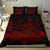 Hawaiian Map Turtle Hibiscus Polynesian Bedding Set - Red - Polynesian Pride