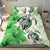 Polynesian Duvet Cover Set - Hawaii Bedding Set Polynesia Turtle Hibiscus Green - Polynesian Pride