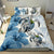 Polynesian Duvet Cover Set - Hawaii Bedding Set Polynesia Turtle Hibiscus Blue - Polynesian Pride