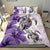 Polynesian Duvet Cover Set - Hawaii Bedding Set Polynesia Turtle Hibiscus Purple - Polynesian Pride