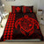 Hawaiian Map Kakau Turtle Kanaka Polynesian Bedding Set - Red - Polynesian Pride