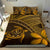 Hawaiian Turtle Plumeria Polynesian Bedding Set Neo Brown - Polynesian Pride