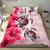 Polynesian Duvet Cover Set - Tahiti Bedding Set Polynesia Turtle Hibiscus Pink - Polynesian Pride