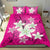 Hawaiian Plumeria Polynesian Bedding Set - Pink - Polynesian Pride