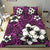 Hawaiian Plumeria Tribal Polynesian Bedding Set Pink - Polynesian Pride