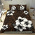 Hawaiian Plumeria Tribe Brown Polynesian Bedding Set - Polynesian Pride