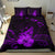 Hawaiian Map Heart Turtle Tattoo Hibiscus Polynesian Bedding Set - Purple - Polynesian Pride