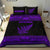 Aotearoa New Zealand Maori Bedding Set Silver Fern - Purple - Polynesian Pride