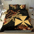 Polynesian Duvet Cover Set - Wallis And Futuna Duvet Cover Set Lizrad Lucky Black - Polynesian Pride