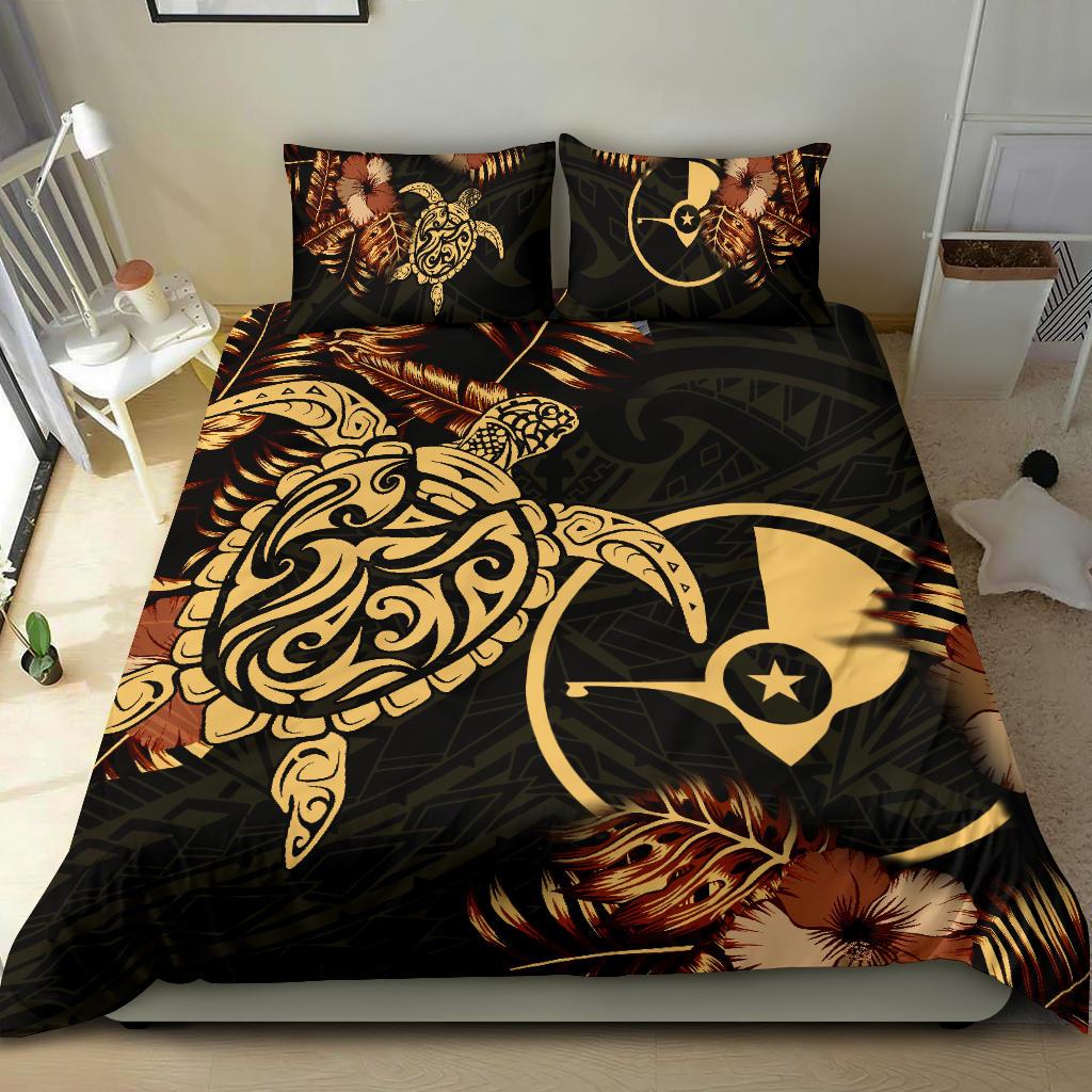 Polynesian Duvet Cover Set - Yap Duvet Cover Set Turtle Lucky - Polynesian Pride