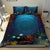 Polynesian Bedding Set - Northern Mariana Islands Duvet Cover Set Under Sea Blue - Polynesian Pride