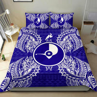 Polynesian Bedding Set - Yap Duvet Cover Set Map Blue - Polynesian Pride