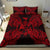 Polynesian Bedding Set - Tonga Duvet Cover Set Map Red - Polynesian Pride